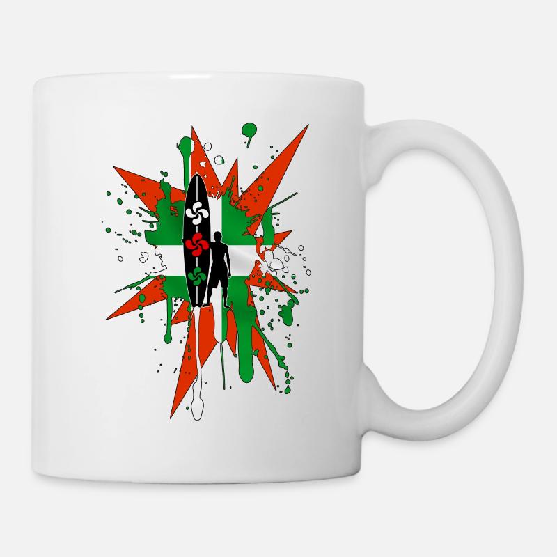 Basque surfing - Mug blanc - blanc