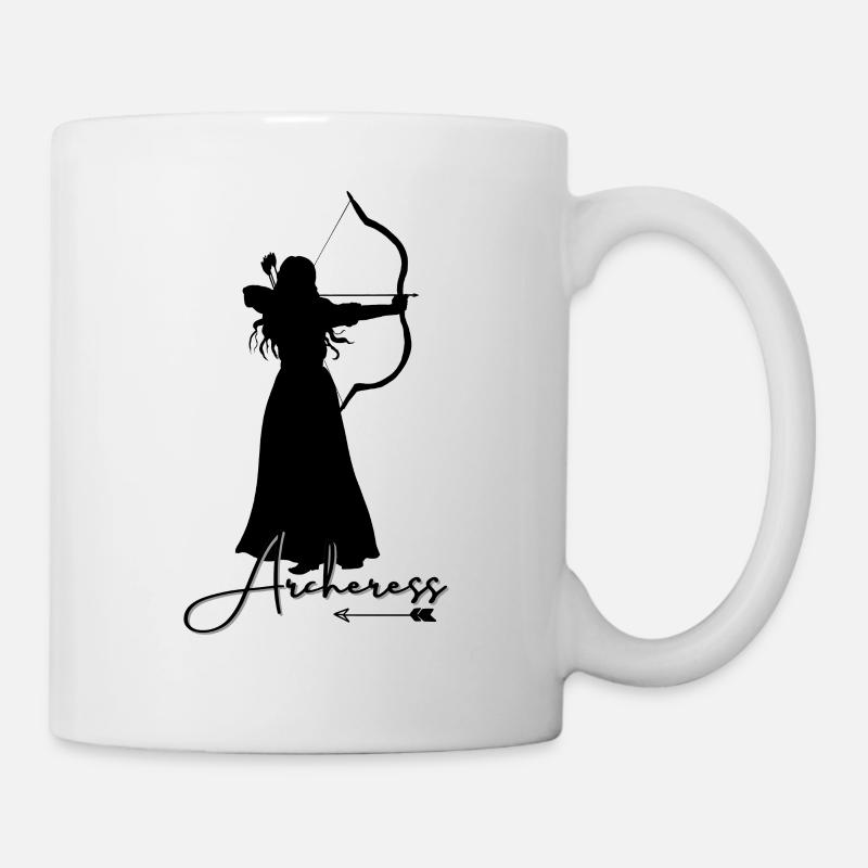 Archeress female archer - Mug - white