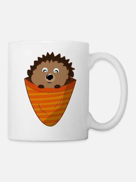 Hérisson - Mug blanc - blanc