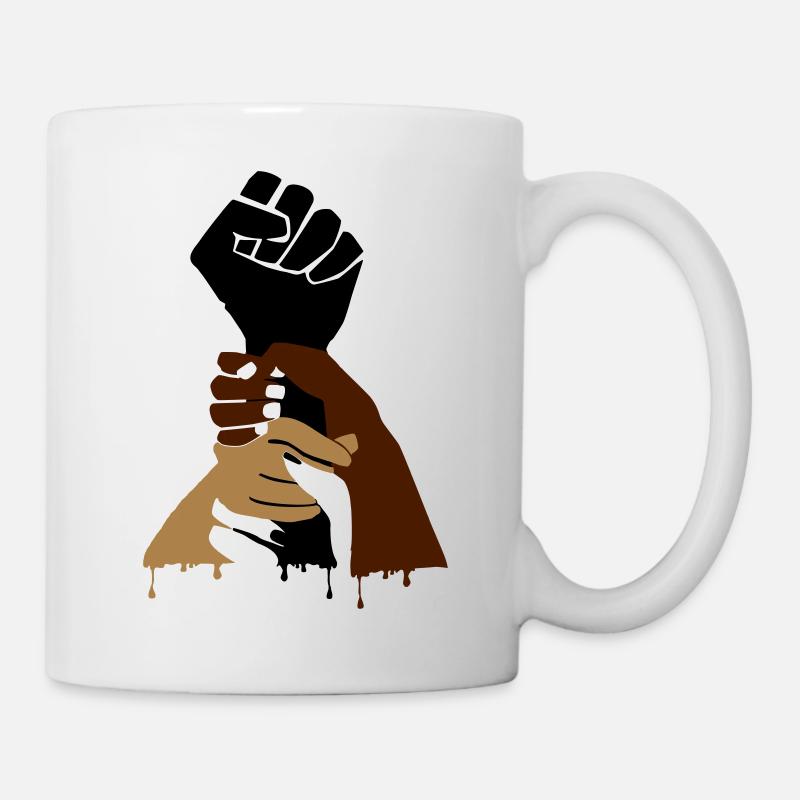Solidarité - Un combat - Un combat - Mug blanc - blanc