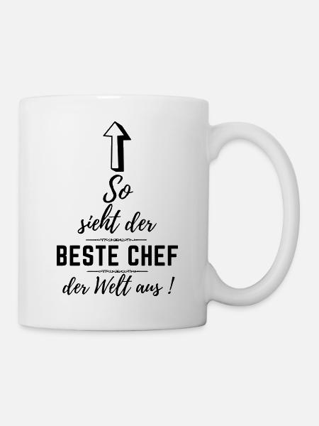 bester chef der welt - Tasse - Weiß