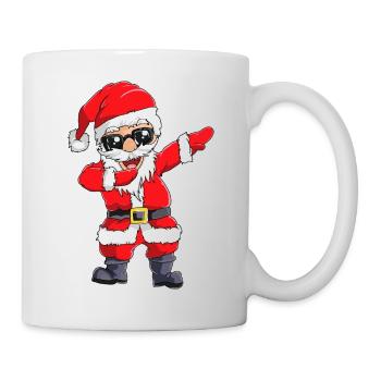 Dabbender Weihnachtsmann Dabbing Santa Geschenk - Tasse - Weiß - Rechts