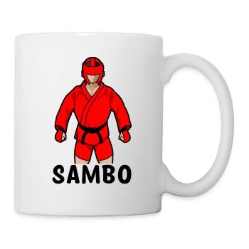 Sambo - Mug blanc - blanc - Droite