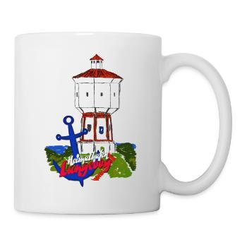My home port Langeoog - Mug - white - Right