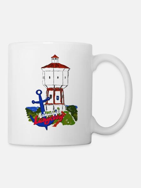 Mon port d’attache à Langeoog - Mug blanc - blanc