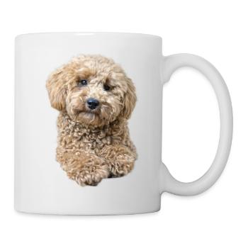 Pudel Pepe - Tasse - Weiß - Rechts