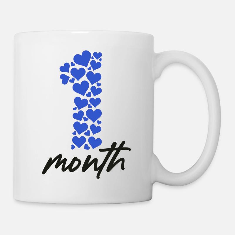 Ein Monat Baby Geschenkidee - Tasse - Weiß