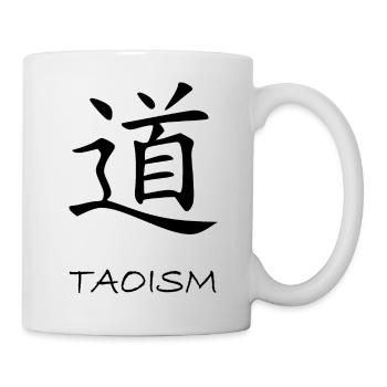 Taoismus Daoismus Dao Tao Qigong Zen Yoga Chakra - Tasse - Weiß - Rechts