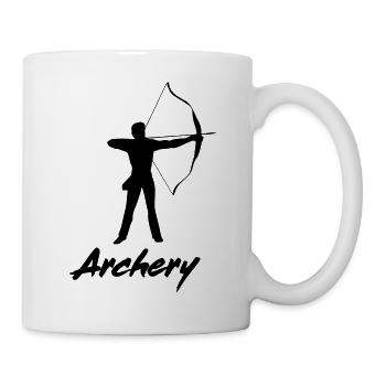 Cadeau pour le tir à l'arc - Mug blanc - blanc - Droite
