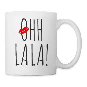 Ohh lala - cute - kiss - kiss - Mug - white - Right