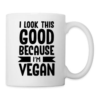 Vegan Veganer - Tasse - Weiß - Rechts