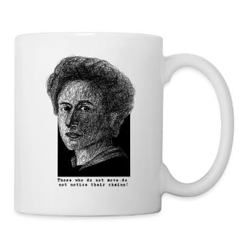 ROSA LUXEMBURG_COMMUNISM_FEMINISM_REVOLUTION - Mug blanc - blanc - Droite