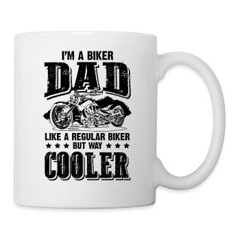 Biker Dad Papa - Mug - white - Right