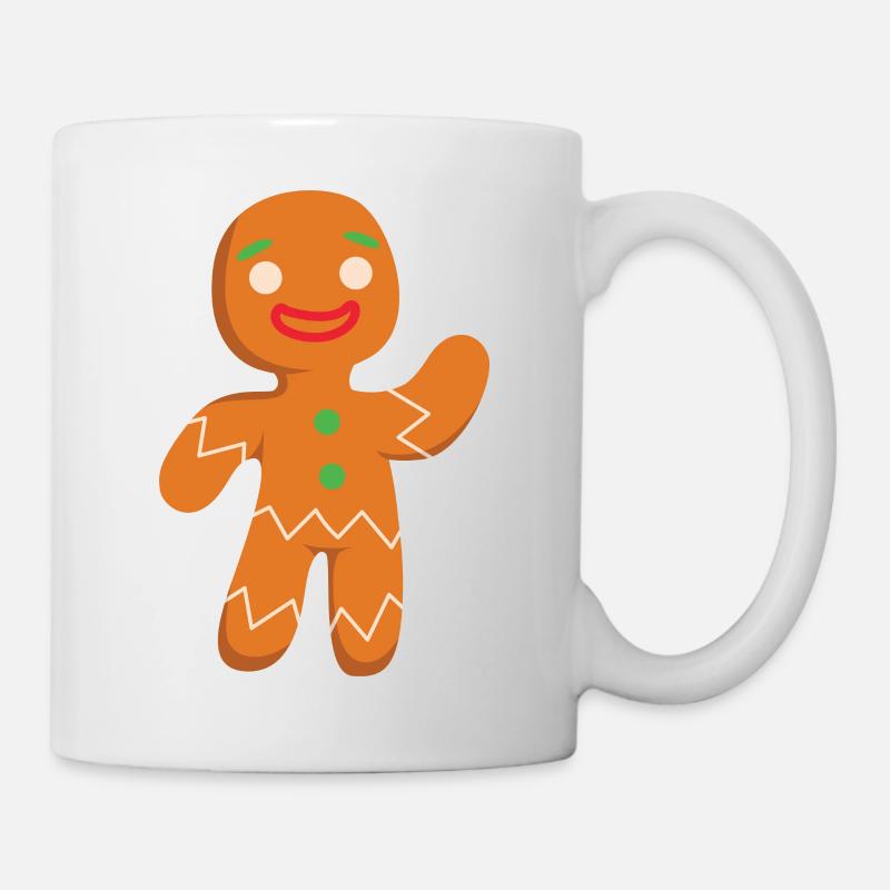 Gingerbread Man - Mug - white