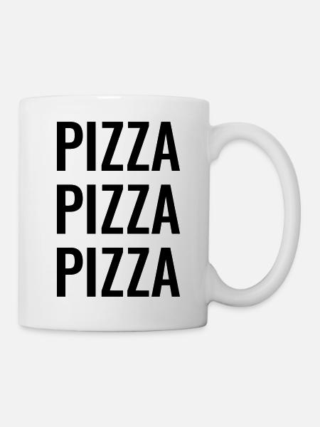 Pizza pizza pizza - Kopp - hvit