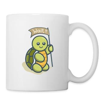 Funny Cute Turtle - Mug - white - Right