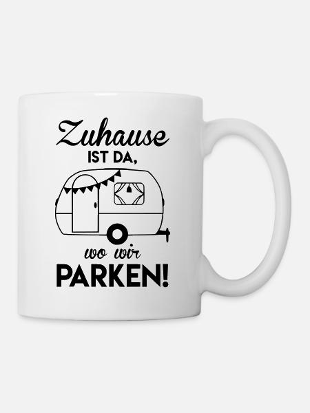 Maison de camping-car - Mug blanc - blanc