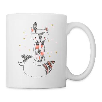 Fille renard-indienne - Mug blanc - blanc - Droite
