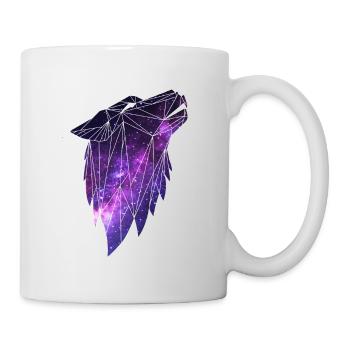 Geometry Galaxy Wolf - Mug - white - Right