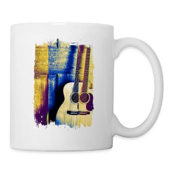 Acoustic Guitar Guitar Acoustic Guitar Music - Mug - white - Right