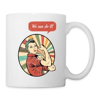 Women Power. We can do it - Mug - white - Right
