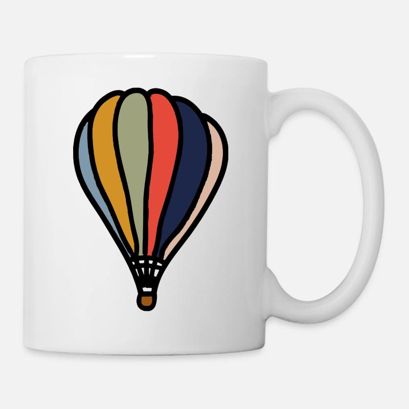 Montgolfière - Mug blanc - blanc