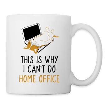 Home Office Work Cat Cat Lover - Mug - white - Right