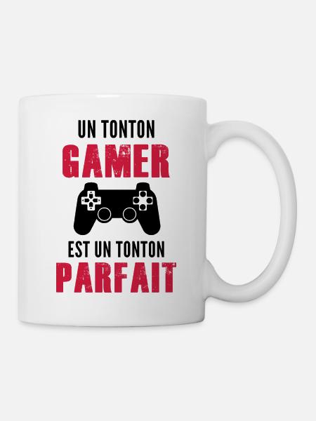 Un tonton gamer est un tonton parfait - Mug blanc - blanc