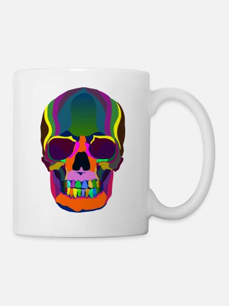 Rainbowskull Rainbowskull - Mug blanc - blanc