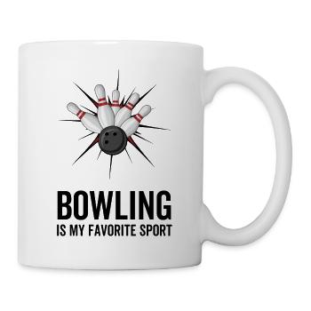 Bowling is My Favorite Sport - Mug - white - Right