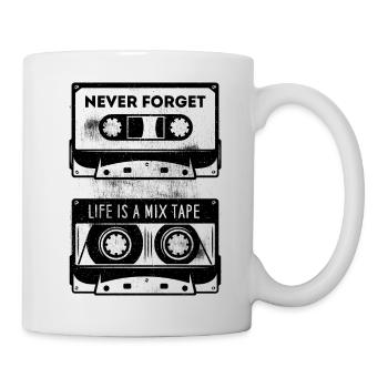 Cassette Never Forget - Mug - white - Right