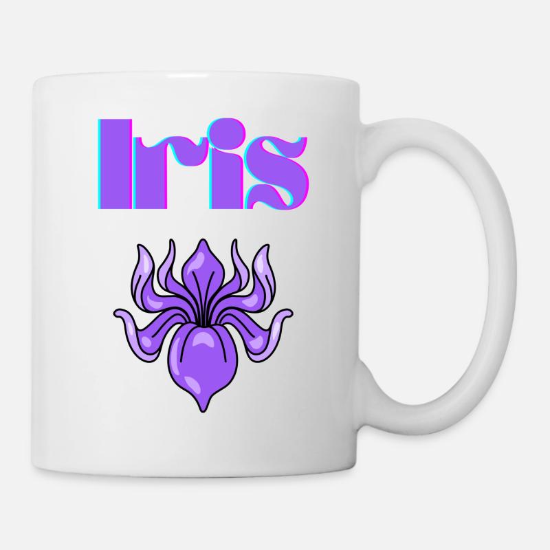 Iris - Tasse - Weiß