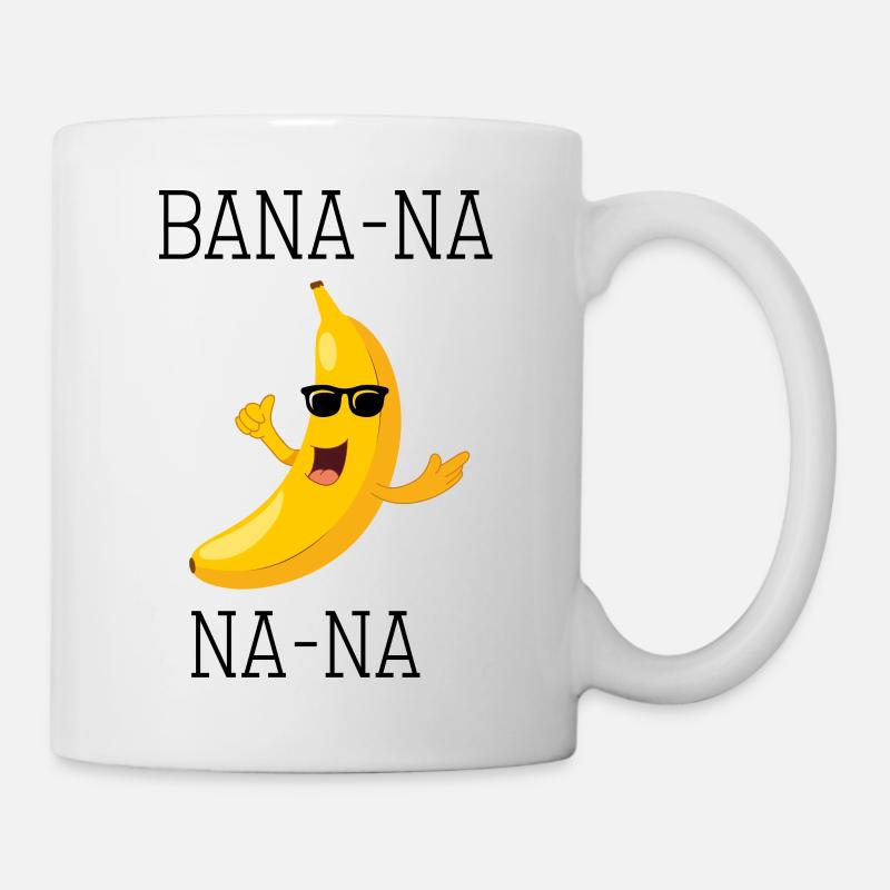 Banane - Tasse - Weiß