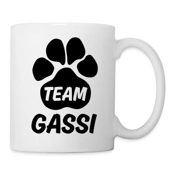 Team Gassi - Dog Paw - for Dog Owners - Mug - white - Right