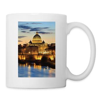 Römischer Sonnenuntergang - Tasse - Weiß - Rechts