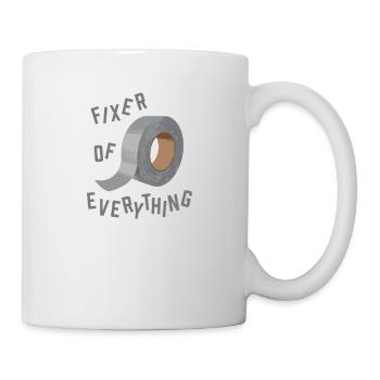 Fixateur de tout - DIYnamesbeautifulsweetanimal - Mug blanc - blanc - Droite
