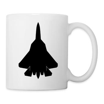Russian Su-57, Sukhoi Su-57 military jet - Mug blanc - blanc - Droite