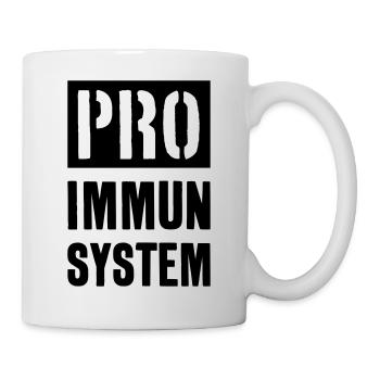 PRO IMMUNSYSTEM IMPFEN IMPFPFLICHT - Tasse - Weiß - Rechts