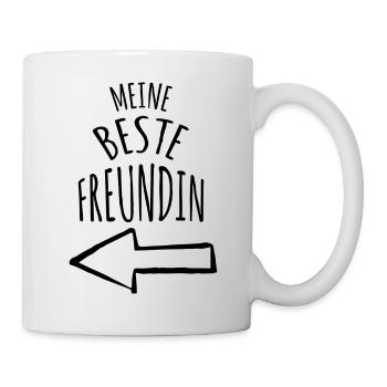 Meine Beste Freundin - Tasse - Weiß - Rechts