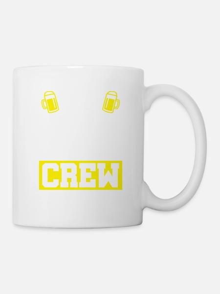 bachelor party crew - Tasse - Weiß