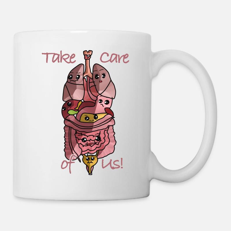 Anatomie Organe - Tasse - Weiß