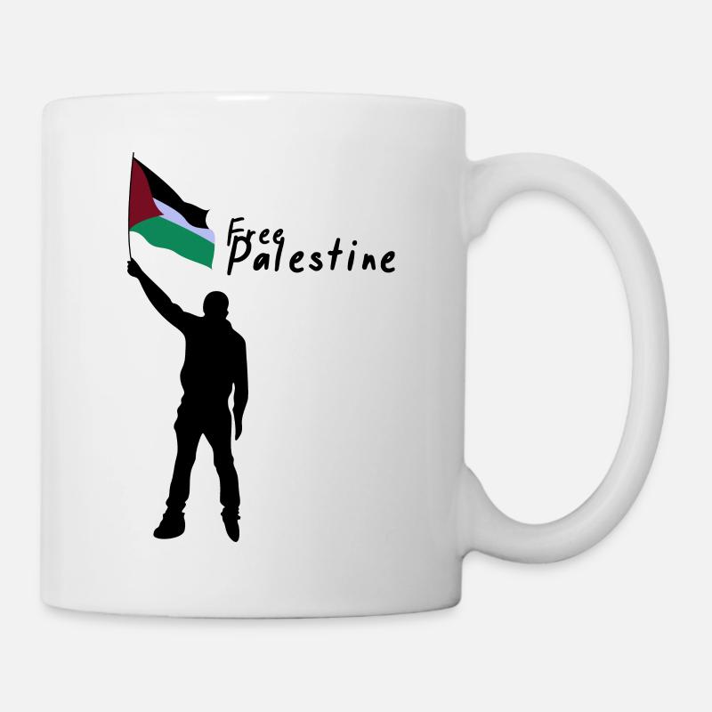 Freies Palästina - Tasse - Weiß