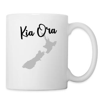 Kia Ora - Nouvelle-Zélande! - Mug blanc - blanc - Droite