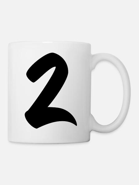2 - Tasse - Weiß