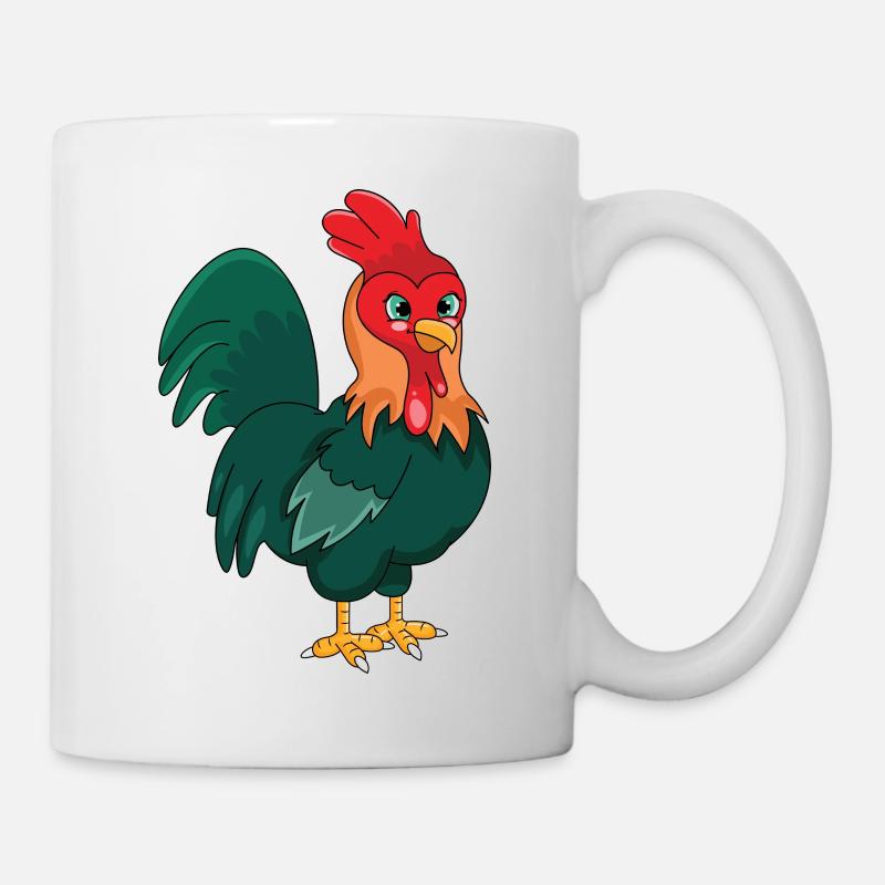 Le coq - Mug blanc - blanc