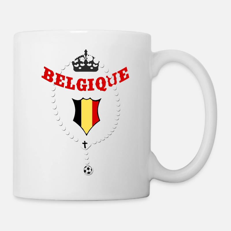 Belgique - Mug blanc - blanc