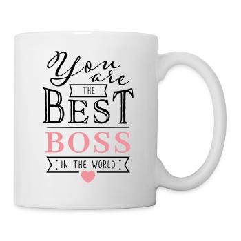 Meilleur patron Meilleur Patron Meilleure patronne meilleure idée de cadeau de patron - Mug blanc - blanc - Droite