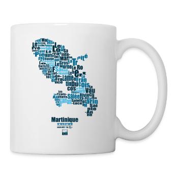 blue martinique - Mug blanc - blanc - Droite