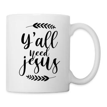 Christliche Sprüche - Tasse - Weiß - Rechts