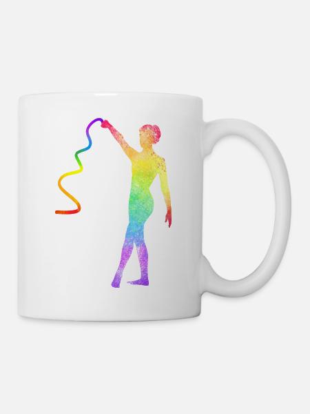 Rythmique SportGymnastik Corde RSG Idée cadeau - Mug blanc - blanc